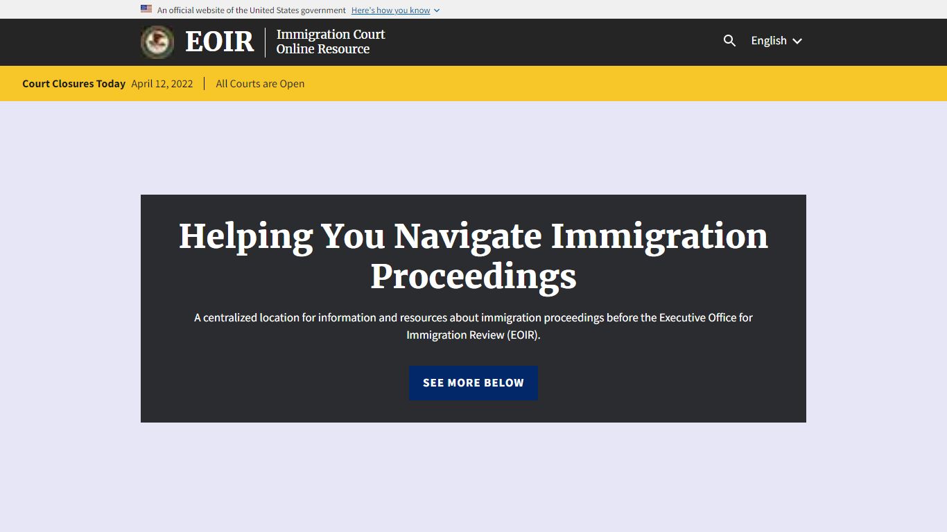 Immigration Court Online Resource - United States Department of Justice